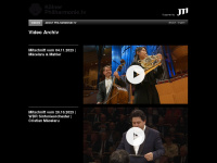 philharmonie.tv Webseite Vorschau