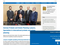 german-probate-lawyer.com Webseite Vorschau