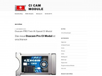 ci-cam.ch Webseite Vorschau