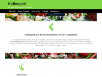 kaffeepott.info Webseite Vorschau