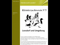 kleintierzucht-loosdorf.at Webseite Vorschau