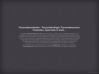 pyramidenzubehoer.info Webseite Vorschau
