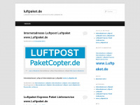 luftpaket.wordpress.com Webseite Vorschau