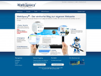 webspacy.de Webseite Vorschau