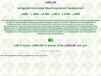 lamg.de Webseite Vorschau