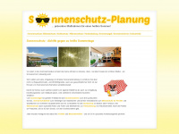 sonnenschutz-planung.de Webseite Vorschau