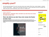 simplify-yourit.blogspot.com Webseite Vorschau