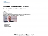 anwalt-verkehrsrecht-muenchen.com Webseite Vorschau