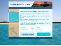sardinien-segelreisen.de Webseite Vorschau