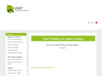 designgolftrolley.ch Webseite Vorschau