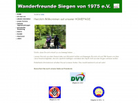 wanderfreunde-siegen.de Webseite Vorschau