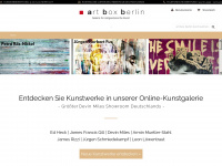 artboxberlin.com Webseite Vorschau