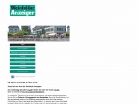 weinfelder-anzeiger.ch Webseite Vorschau