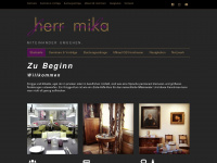 herr-mika.com Webseite Vorschau