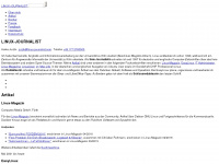 linux-journalist.org Webseite Vorschau