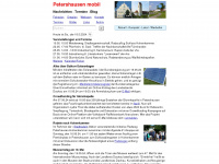 petershausen-mobil.de Webseite Vorschau