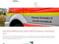 drk-hochwald.de Webseite Vorschau