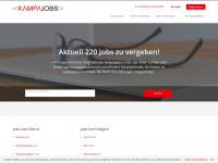 kampajobs.ch Webseite Vorschau