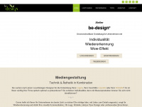 be-design.at Webseite Vorschau