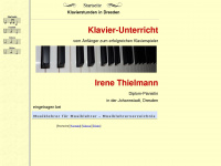 klavierstunde-dresden.de Webseite Vorschau