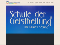 schule-der-geistheilung.de Webseite Vorschau