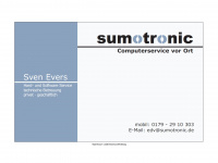 sumotronic.de Webseite Vorschau