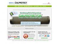 calprotect.ch Webseite Vorschau