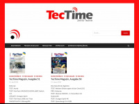 tectime.tv Webseite Vorschau