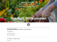 blumen-pflanzenwelt-carstensen.de Webseite Vorschau