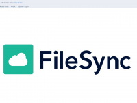 filesync.ch Webseite Vorschau