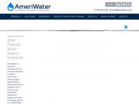 ameriwater.com Webseite Vorschau