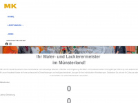 mk-malermeister.de Webseite Vorschau