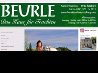 beurletrachten-salzburg.com Webseite Vorschau