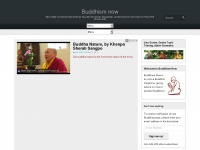 buddhismnow.com Webseite Vorschau