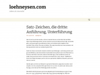 loehneysen.wordpress.com Webseite Vorschau