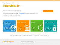 vinusvinis.de Webseite Vorschau