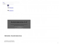 autokindersitze.org Webseite Vorschau