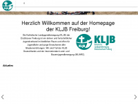 kljb-freiburg.de Webseite Vorschau