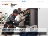 elektro-wurm.at Webseite Vorschau