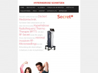 hyperhidrose-schwitzen.de Webseite Vorschau