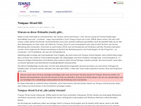 tempus-word.de Webseite Vorschau