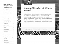 autokauf-ratgeber.ch Webseite Vorschau