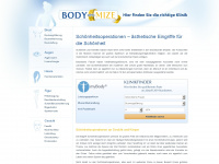bodymize.de Webseite Vorschau