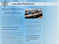 physiksaal.de Webseite Vorschau