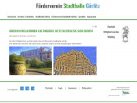 stadthallenverein.de Webseite Vorschau