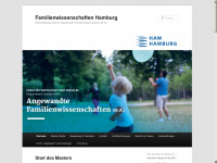 familienwissenschaften-hamburg.de Webseite Vorschau
