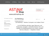 astinashop.de Webseite Vorschau