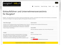 burgdorf-info.ch Webseite Vorschau
