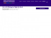 breakthroughschools.org Webseite Vorschau
