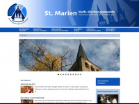 st-marien-wwh.de Webseite Vorschau